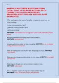 NORFOLK SOUTHERN BOOTCAMP EXAM 2025&sol;ACTUAL 280 EXAM QUESTIONS WITH CORRECT DETAILED AND VERIFIED ANSWERS&sol;LATEST UPDATE 2025-2026 &sol;PASS GUARANTEE