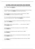 USI FINAL EXAM 2024 QUESTIONS AND ANSWERS
