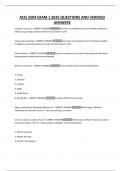 ACIS 2504 EXAM 1 2025 QUESTIONS AND VERIFIED ANSWERS