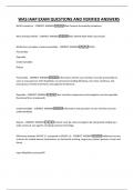 WAS IAAP EXAM QUESTIONS AND VERIFIED ANSWERS