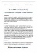 WGU D472 Task 1 Case Study&vert;2025 Update with complete solution&period;