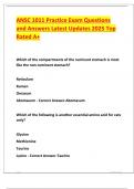 ANSC 1011 Practice Exam Questions and Answers Latest Updates 2025 Top Rated A&plus;&period;