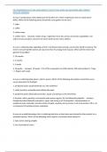 PN FUNDAMENTALS ACTUAL EXAM NEWEST 2024 ACTUAL EXAM 160 QUESTIONS AND CORRECT DETAILED ANSWERS