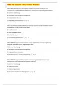 NIMS 700 test with 100&percnt; Verified Answers