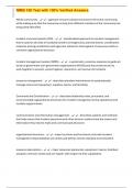 NIMS 100 Test with 100&percnt; Verified Answers