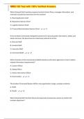NIMS 100 Test with 100&percnt; Verified Answers