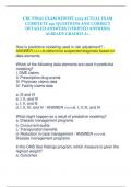 CRC FINAL EXAM NEWEST 2025 ACTUAL EXAM  COMPLETE 250 QUESTIONS AND CORRECT  DETAILED ANSWERS &lpar;VERIFIED ANSWERS&rpar;  ALREADY GRADED A&plus;