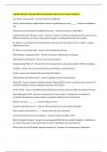 Cognitive Behavior Therapy &lpar;CBT&rpar; Test Questions with Correct Answers Graded A&plus;