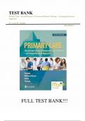 TEST BANK FOR PRIMARY CARE ART AND SCIENCE OF ADVANCED PRACTICE NURSING &ndash; ANINTERPROFESSIONAL APPROACH 5TH EDITION DUNPHY&comma; ALL CHAPTERS