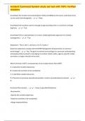 Incident Command System study set test with 100&percnt; Verified Answers