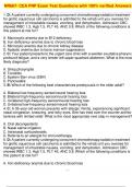 NR667- CEA FNP Exam Test Questions with 100&percnt; verified Answers