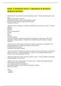 Exam 1&rpar; Orthotics Exam 1&colon; Questions & Answers&colon; Updated Solution