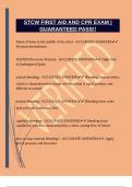 PACKAGE DEAL FOR THE STCW SEVEN SEAS EXAMS 2025 &vert;GUARANTEED ACCURATE ANSWERS &vert;COMPLETE