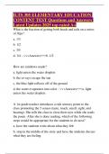 ILTS 305 ELEMENTARY EDUCATION CONTENT TEST Questions and Answers Latest Updates 2025 top rated