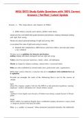 WGU D072 Study Guide Questions with 100&percnt; Correct Answers &vert; Verified &vert; Latest Update