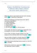 WORKDAY PRO HCM CORE  EXAM QUESTIONS & ANSWERS&vert; 100&percnt; CORRECT &lpar;VERIFIED SOLUTIONS&rpar; &lpar;2025&sol; 2026 UPDATE&rpar; 
