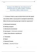 WORKDAY PRO HCM CORE  EXAM QUESTIONS & ANSWERS&vert; GRADE A&vert; 100&percnt; CORRECT &lpar;VERIFIED SOLUTIONS&rpar; &lpar;2025&sol; 2026 UPDATE&rpar; 