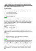 Test Bank Pediatric Nursing&colon; Critical Components of Nursing Care 2 rd Edition Rudd &vert;&vert;Verified Answers &vert;&vert;trusted answers
