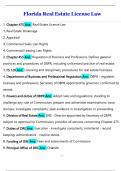 Florida Real Estate License Exam Prep Questions And Answers 2025&sol;2026 100&percnt; Pass&period;