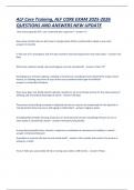 ALF Core Training&comma; ALF CORE EXAM 2025-2026 QUESTIONS AND ANSWERS NEW UPDATE