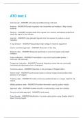 ATO test 2 2025 Questions and Answers Best rated A&plus; Guaranteed Success Latest Update