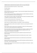 AMB400 Ambulatory Administration Exam Questions with Correct Answers Fully Solved 