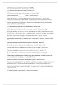AMB 400 Exam Questions with Correct Answers 100&percnt; Pass