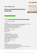 Test Bank for  Business essentials 8th Canadian Edition by  Ronald J&period; Ebert All Chapters 1-15 Complete