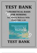 TEST BANK For Theoretical Basis for Nursing&comma; 6th American Edition by Melanie McEwen&semi; Evelyn M&period; Wills&comma; Verified Chapters complete&comma; Complete Newest Version