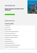 Test Bank for  Biology 12th edition by sylvia Mader&comma; Michael  Windelspecht  All Chapters 1-47 Complete