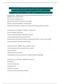 PHTY1023 Heat and Cold Therapy Exam Questions and Correct Answers &lpar;100&percnt;COMPLETE ANSWERS&rpar; ALREADY GRADED A&plus; 100&percnt; satisfaction guaranteed