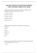 EPA 608 TYPE II EXAM 2025 QUESTIONS AND ANSWERS &lpar;APRIL-JULY QTR&rpar;