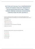 2025 AHA ACLS Written Test &vert; COMPREHENSIVE EXAM CONTAINING OVER 100&plus; FREQUENTLY TESTED QUESTIONS WITH 100&percnt; CORRECT EXPERT VERIFIED ANSWERS GUARANTEEING CERTIFICATION SUCCESS&period; GRADED A&plus;