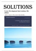 Solutions for Career Development Interventions&comma; 5th Edition by Spencer G&period; Niles&comma; JoAnn E&period; Harris-Bowlsbey&comma; All Chapters 1-15 Covered