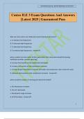 Costco ILE 3 Exam Questions And Answers &vert;Latest 2025 &vert; Guaranteed Pass