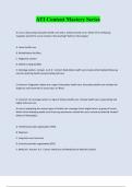 ATI Content Mastery Series 100&percnt; Solved 2025