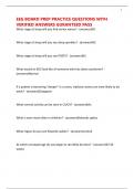 EEG BOARD PREP PRACTICE QUESTIONS WITH VERIFIED ANSWERS GURANTEED PASS