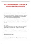 VATI COMPREHENSIVE PREDICTOR NCLEX WITH  COMPLETE QUESTIONS AND ANSWERS 
