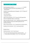 HLTH EXAM QUESTIONS WITH CORRECT COMPLETE SOLUTIONS&vert;COMBINED SETS