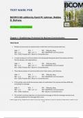Test Bank for  BCOM 5 5th edition by Carol M&period; Lehman&comma; Debbie  D&period; Dufrene All Chapters 1-14 Complete