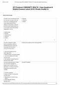 ATI Proctored COMMUNITY HEALTH LATEST UPDATE&vert; 132 ACTUAL Questions & Detailed Answers Latest 2025&vert; Already Graded A&plus;  