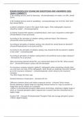 DANB RADIOLOGY EXAM QUESTIONS AND ANSWERS