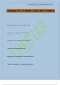 Security Level 3 Study Guide 100&percnt; Verified&period;