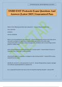 SNHD EMT Protocols Exam Questions And Answers &vert;Latest 2025 &vert; Guaranteed Pass
