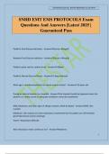 SNHD EMT EMS PROTOCOLS Exam Questions And Answers &vert;Latest 2025 &vert; Guaranteed Pass