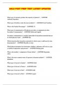 AHLS POST PREP TEST LATEST UPDATED