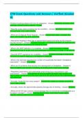 CFM Exam Questions and Answers &vert; Verified &lpar;Graded A&rpar;