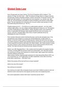 Global Data Law Exam 2025&sol;2026 Questions With Completed Solutions&period;
