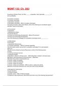 MGMT 132&colon; Ch&period; 2&3 Exam 2025&sol;2026 Questions With Verified & Completed Solutions&period;