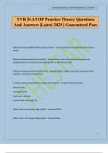 YVR D-AVOP Practice Theory Questions And Answers &vert;Latest 2025 &vert; Guaranteed Pass